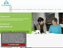 Tablet Screenshot of profiassist.com